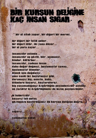 Bir Kurşun Deliğine Kaç İnsan Sığar