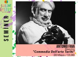Antonio Fava / Commedia Dell'arte Tarihi “Online Seminer”